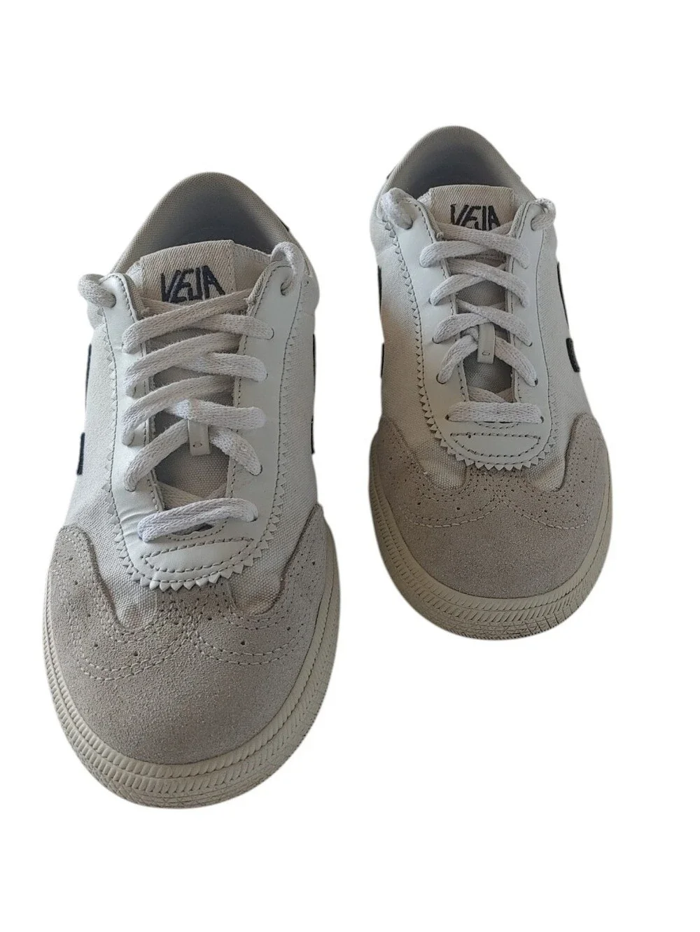 Veja VOLLEY CANVAS WHITE BLACK Sneaker Tennis Shoe